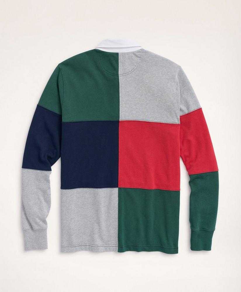 Cotton Color-Block Rugby, image 3