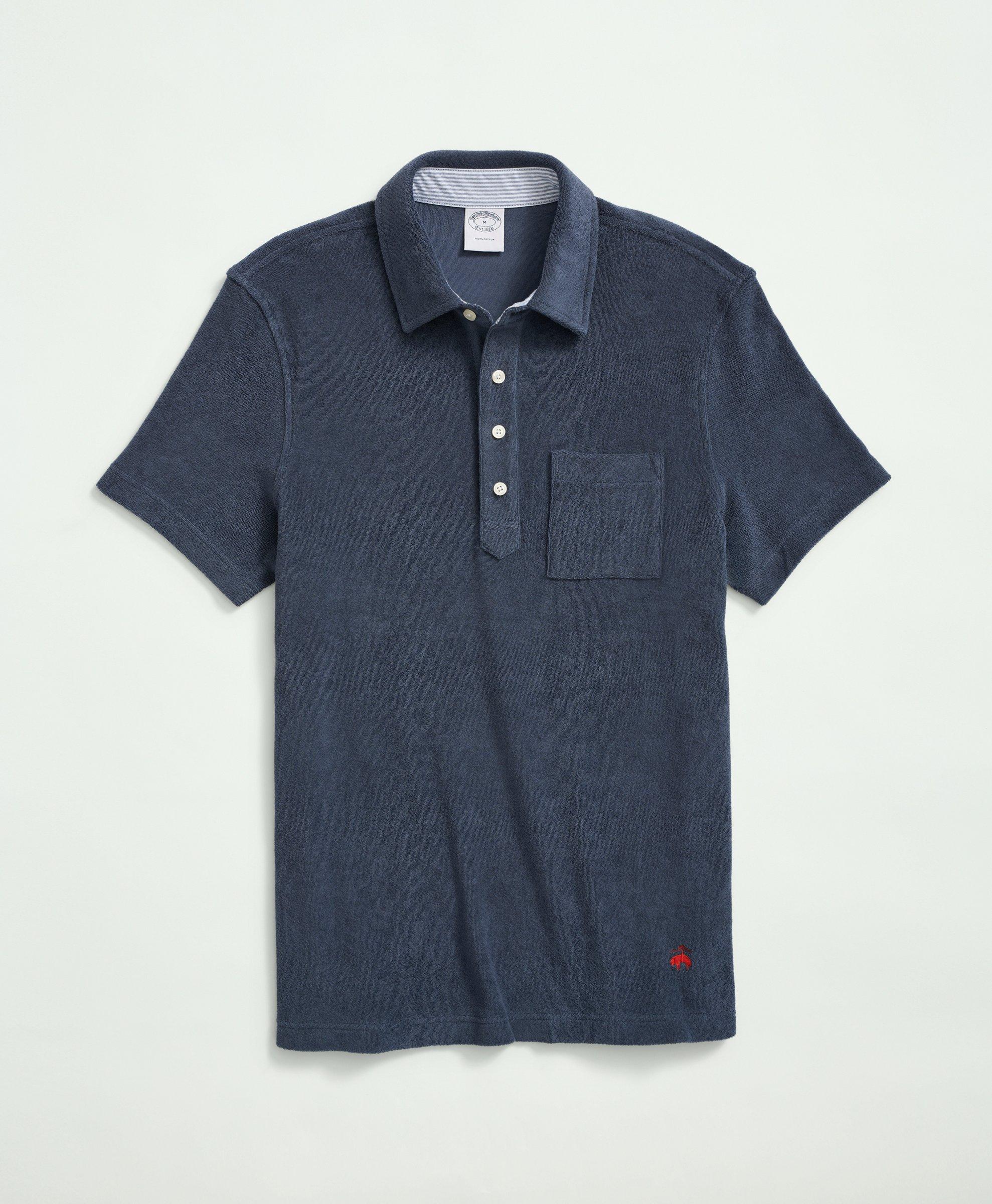 Terry Cloth Polo Shirt