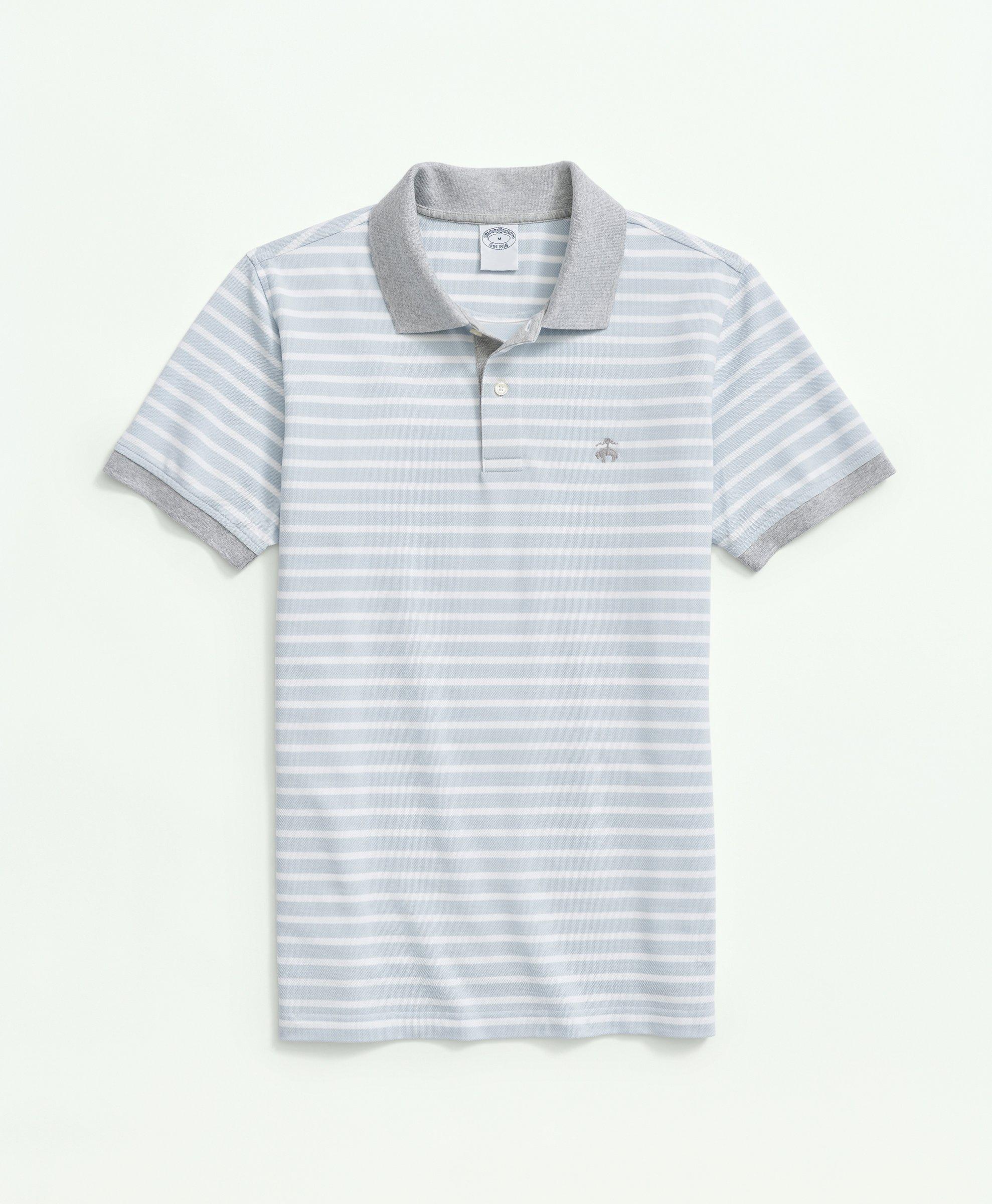 Golden Fleece® Slim Fit Multi-Stripe Polo Shirt