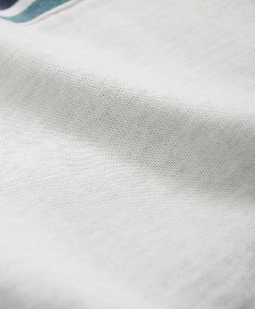 Cotton Chest Stripe Hoodie, image 3