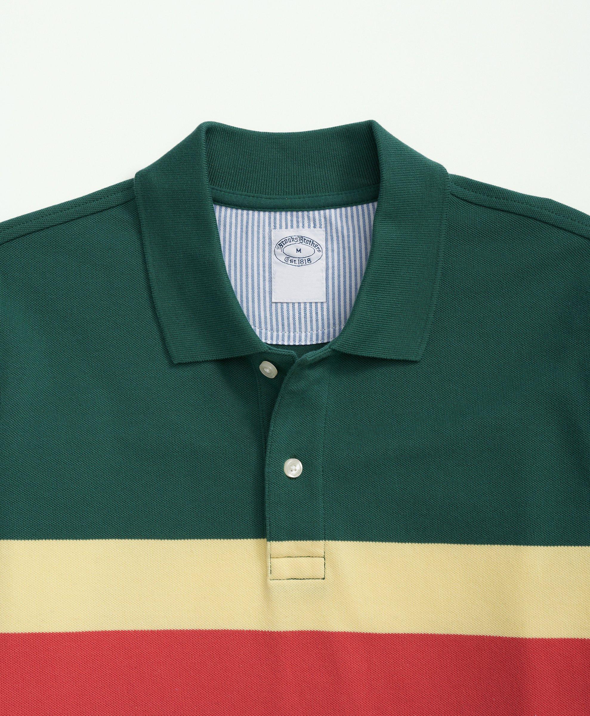 Red yellow blue green best sale polo shirt