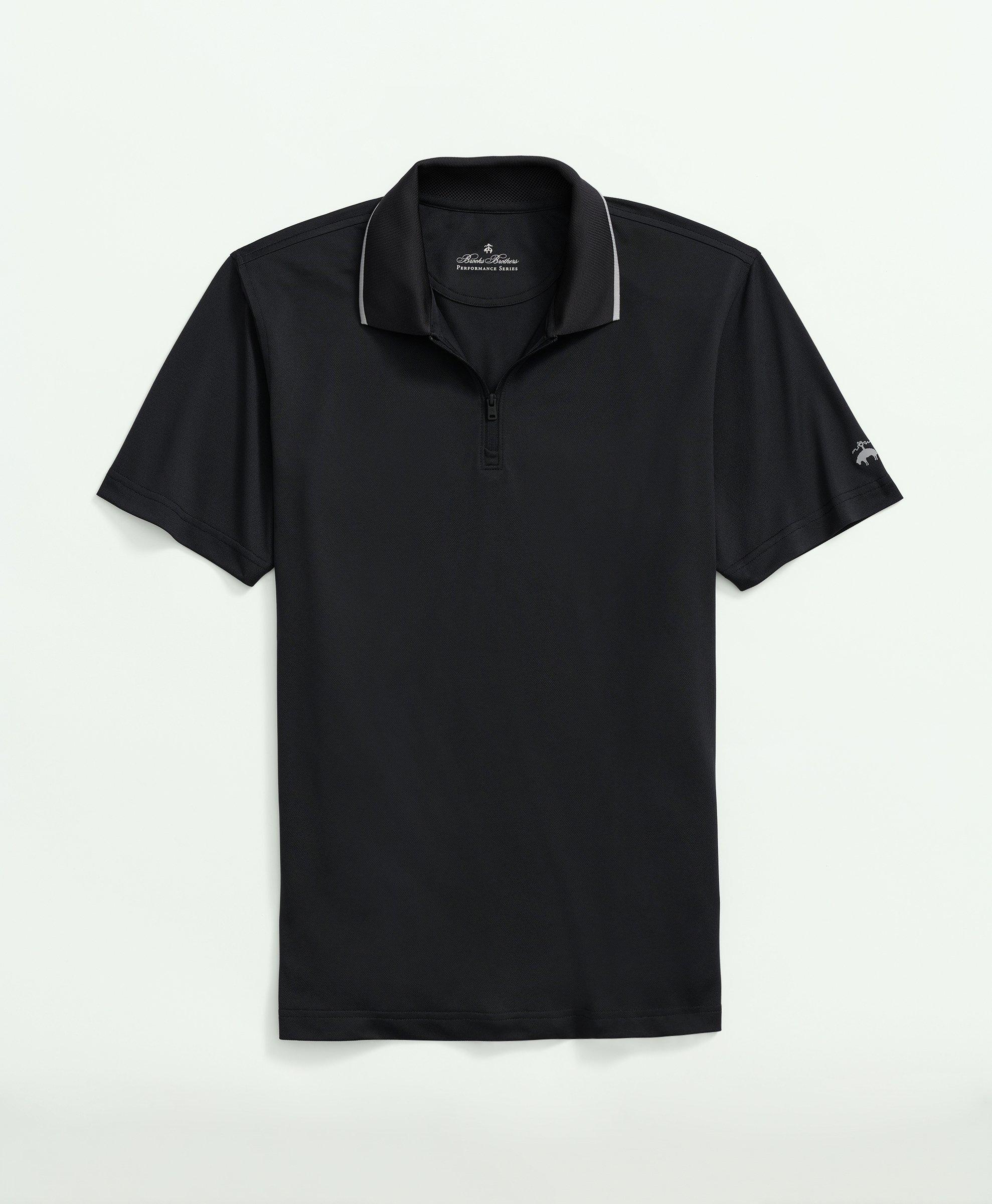 Performance Series Half-Zip Pique Polo Shirt