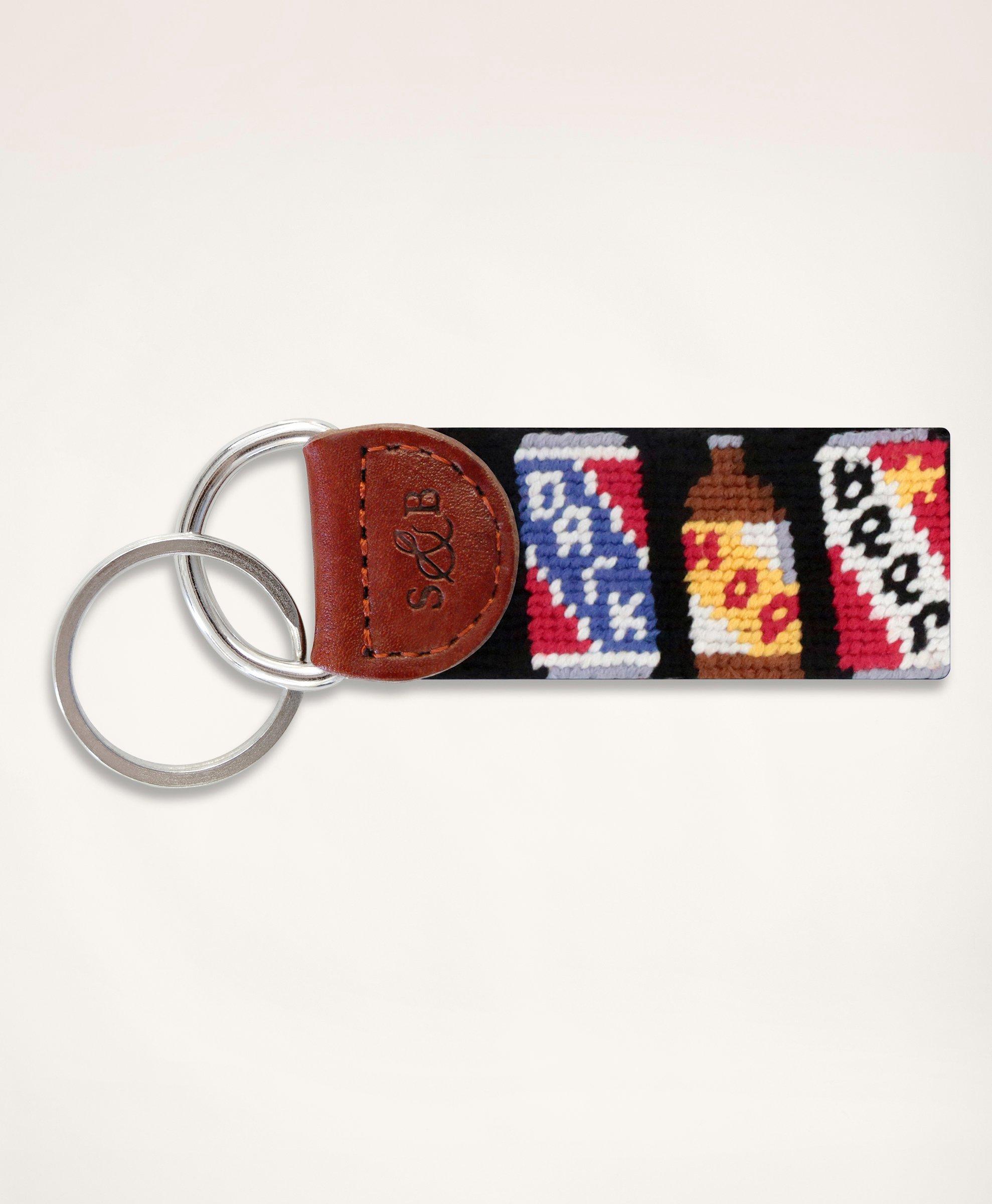 Smathers & Branson Cotton Needlepoint Key Fob