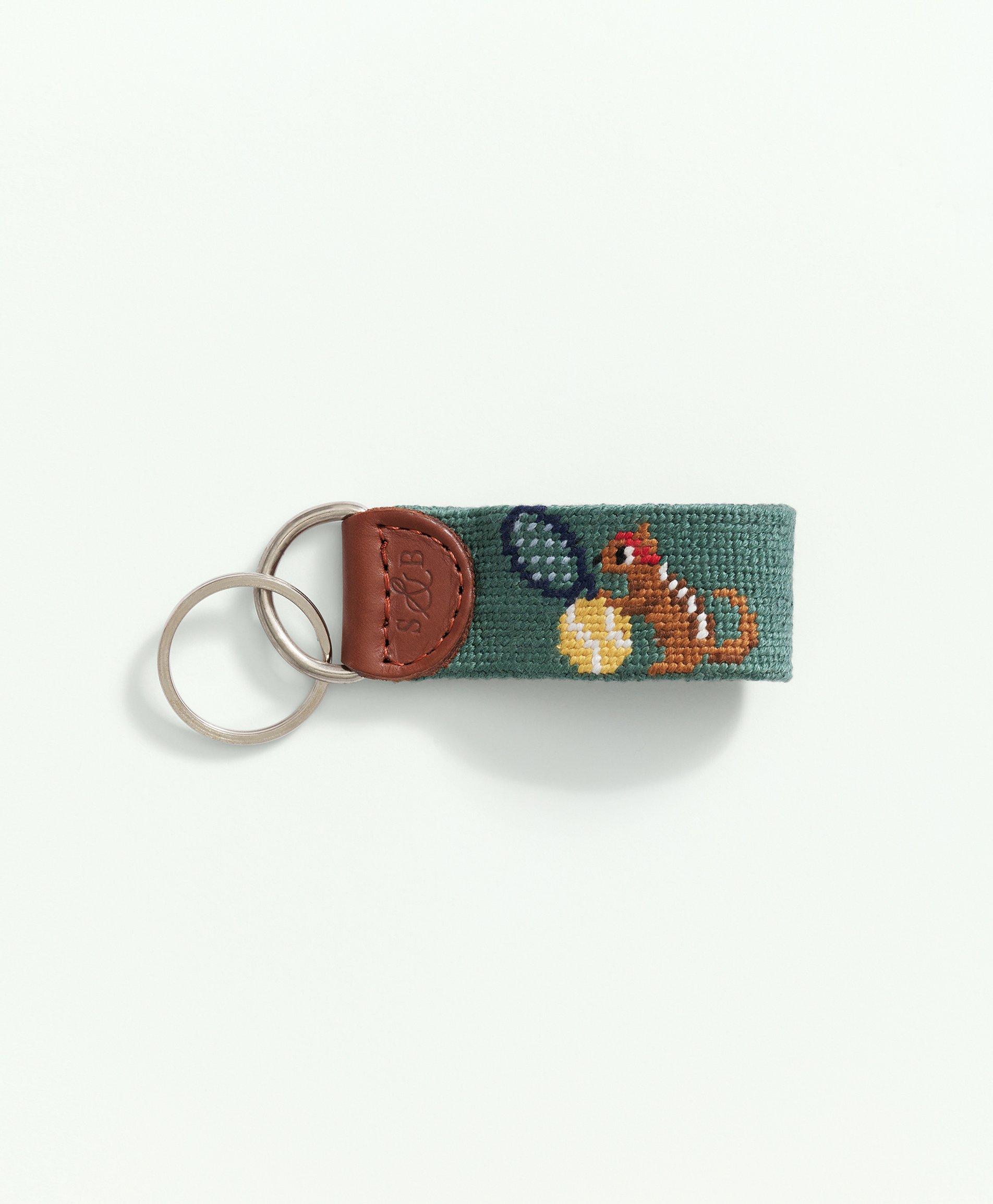 Smathers & Branson Chi Omega Needlepoint Key Fob at Smathers and Branson