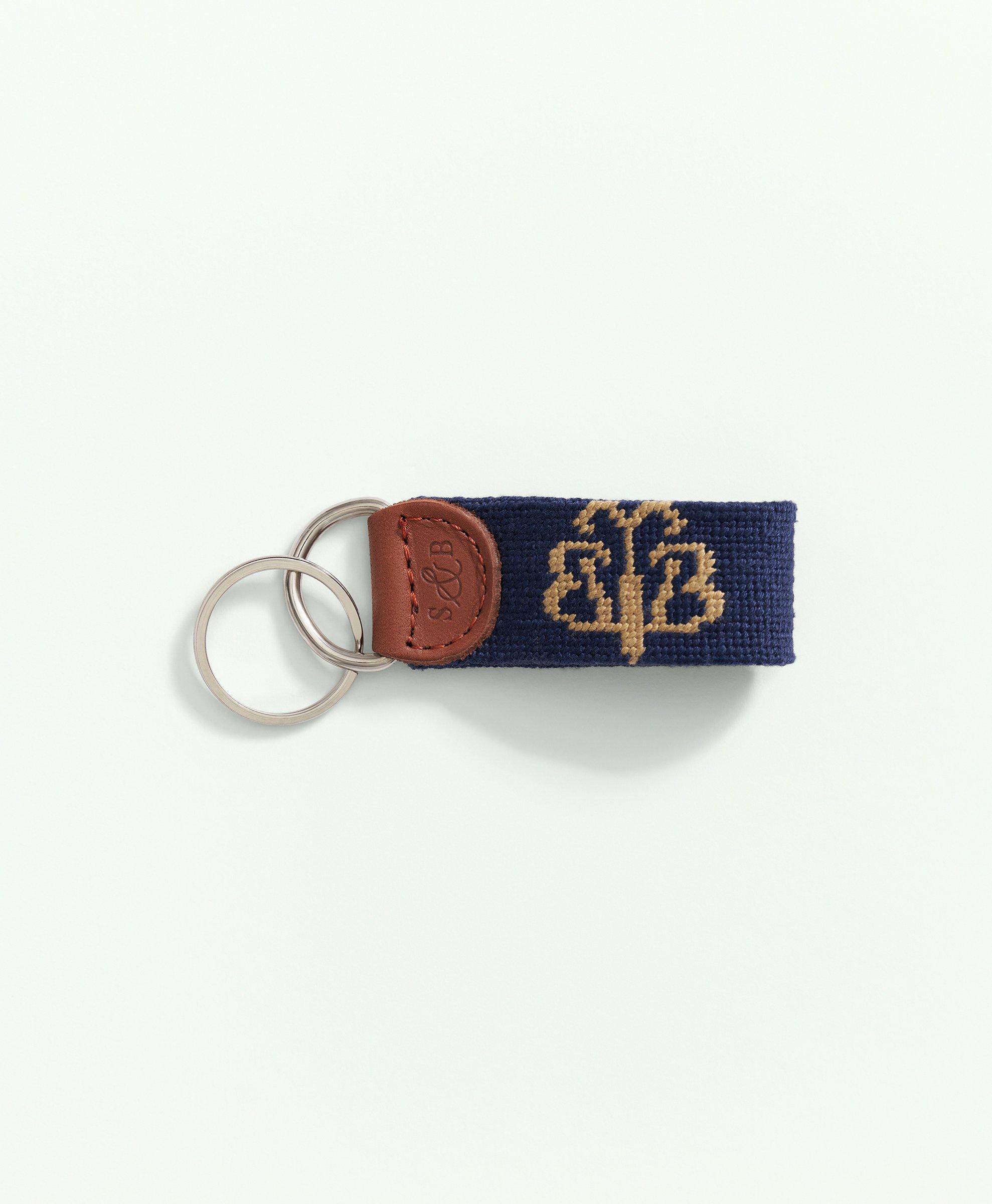 Smathers & Branson Cotton Needlepoint Key Fob, image 1