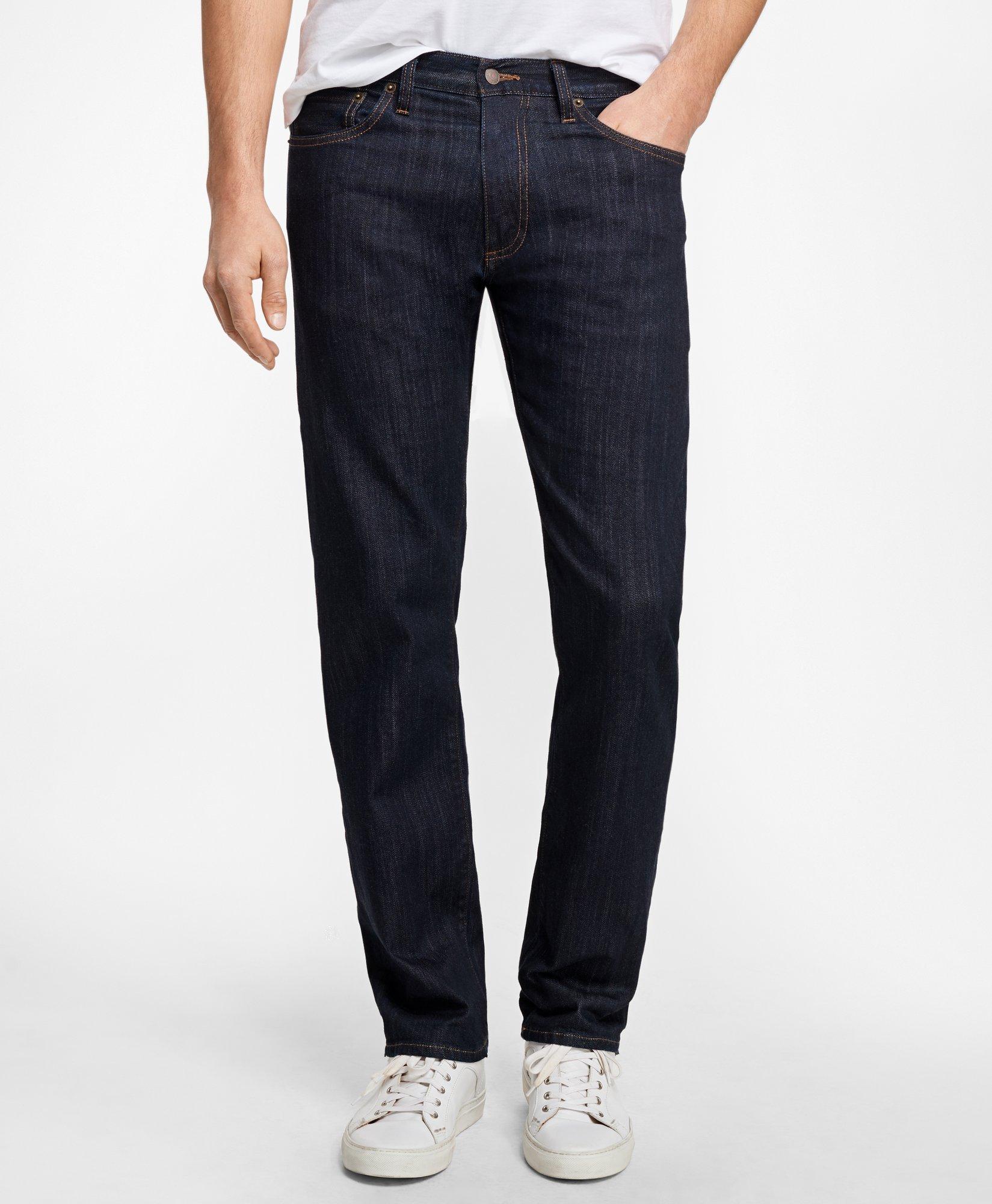 Supima® Denim Straight Fit Jeans