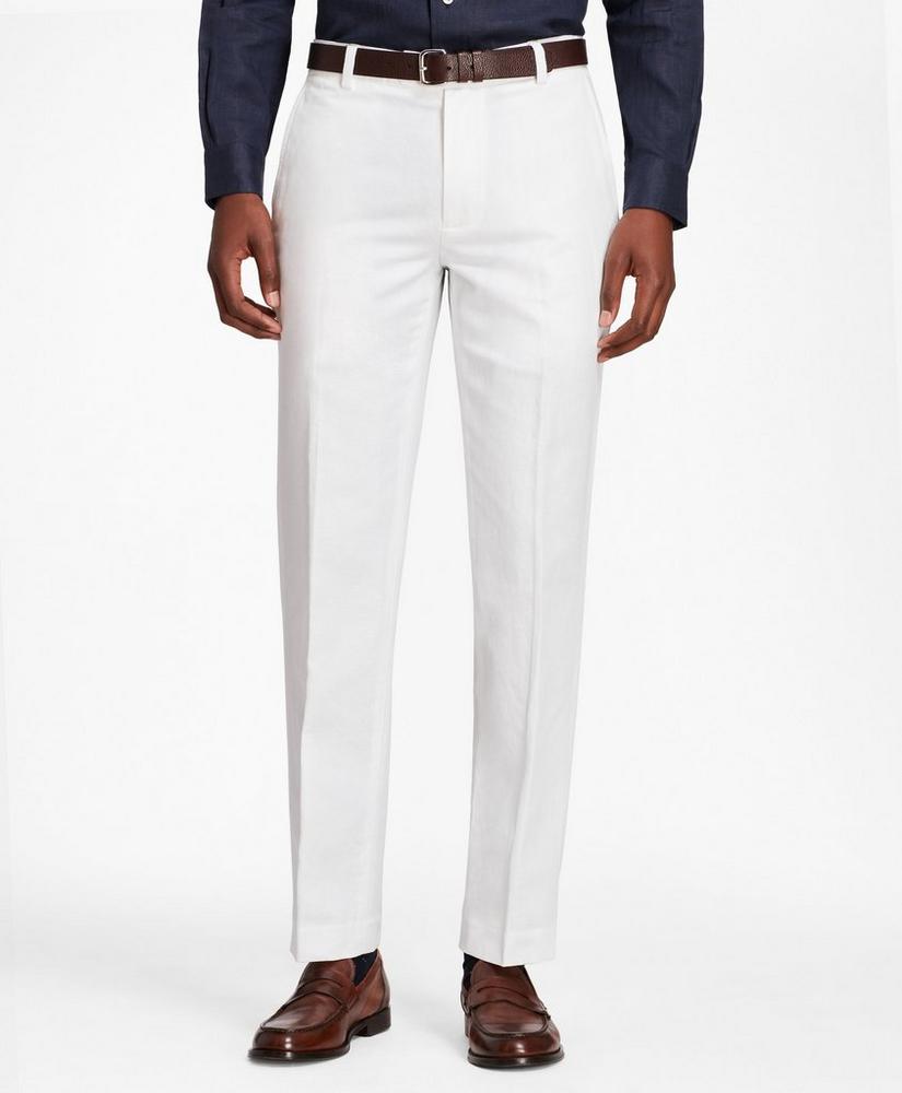 Milano Fit Linen and Cotton Chinos, image 1