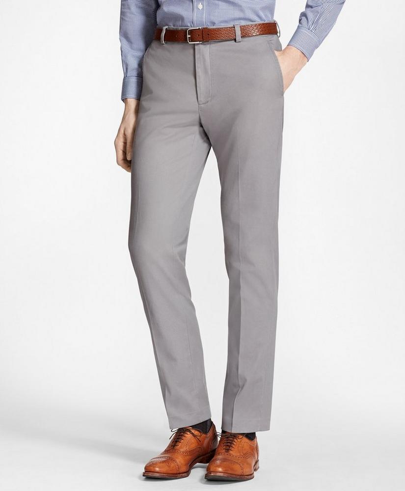 Milano Fit Piece-Dyed Supima® Cotton Stretch Chinos, image 1