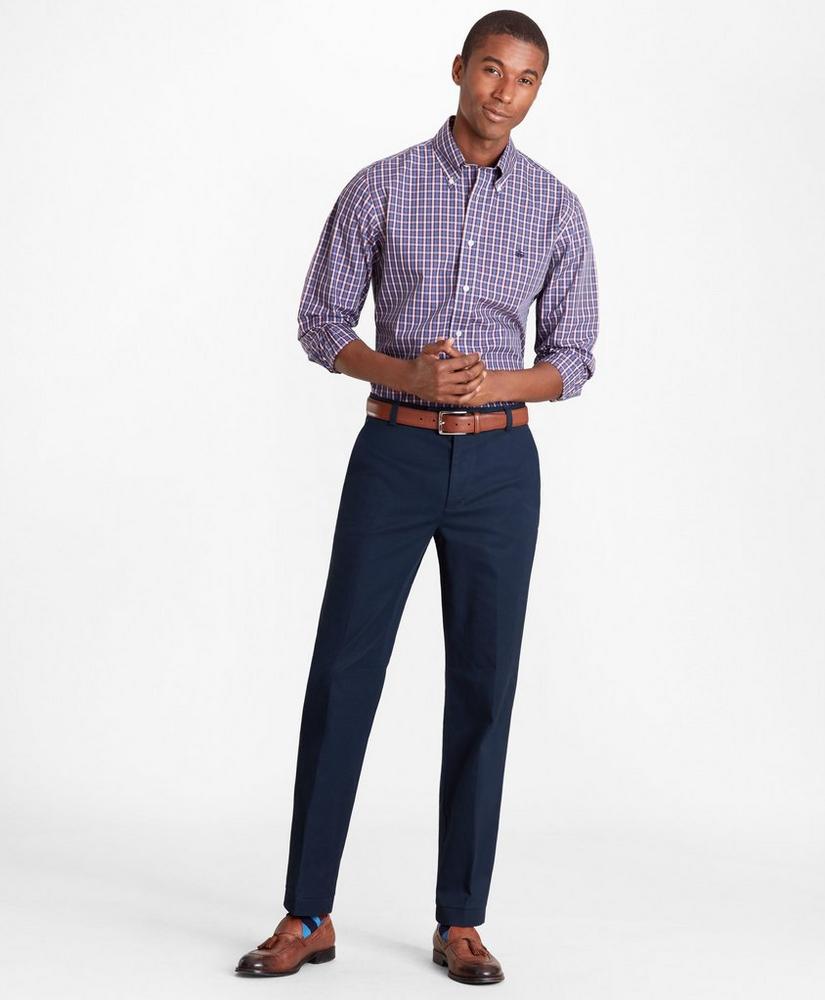 Milano Fit Piece-Dyed Supima® Cotton Stretch Chinos, image 2