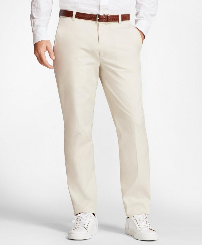 Clark Fit Supima® Cotton Poplin Stretch Chino Pants, image 1