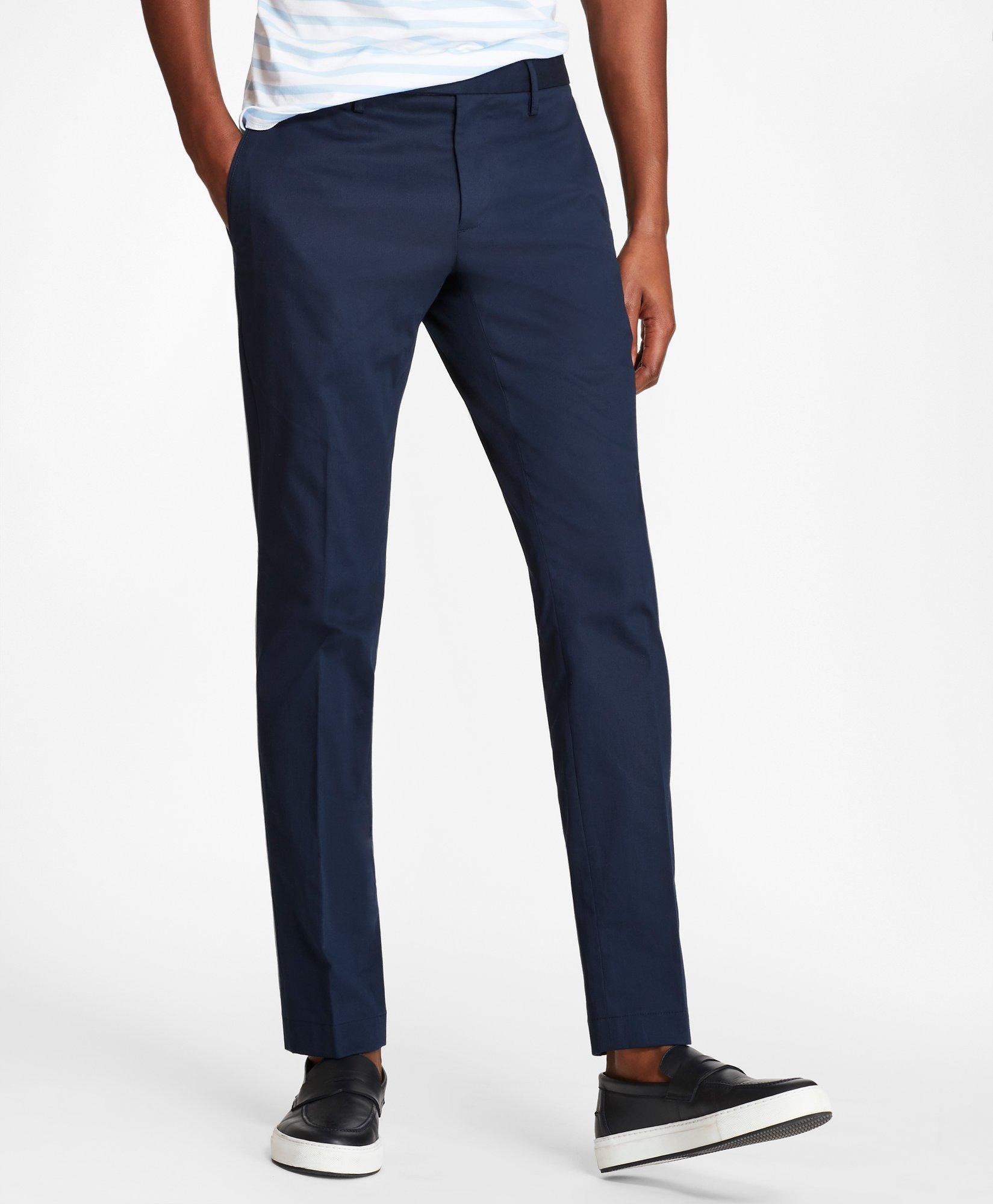 slim fit textured stretch chinos