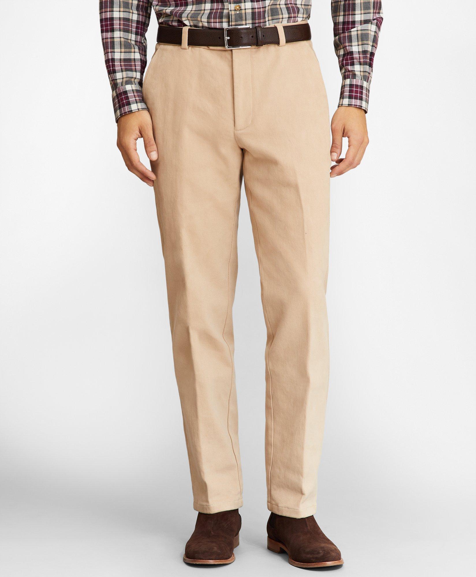 brooks brothers flannel lined chinos