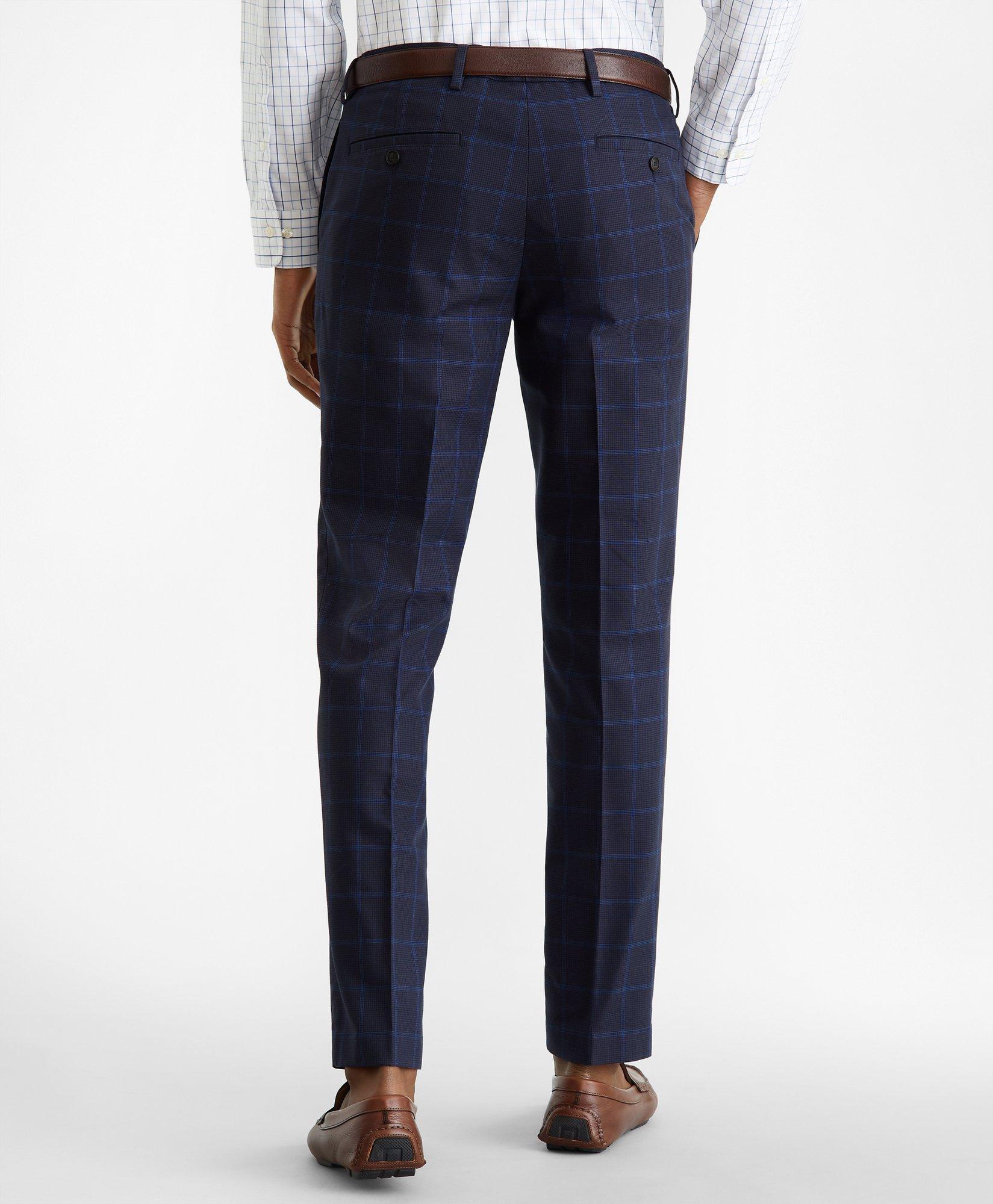 Mens plaid chino on sale pants