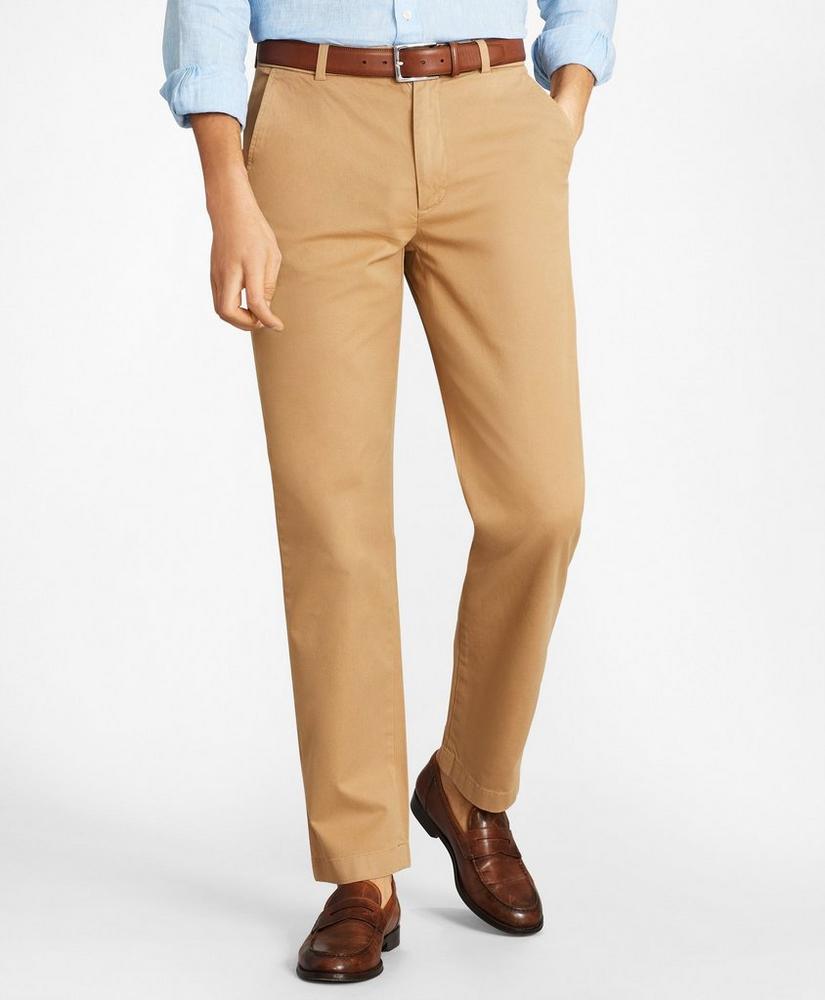 Clark Fit Garment-Dyed Stretch Chino Pants, image 1