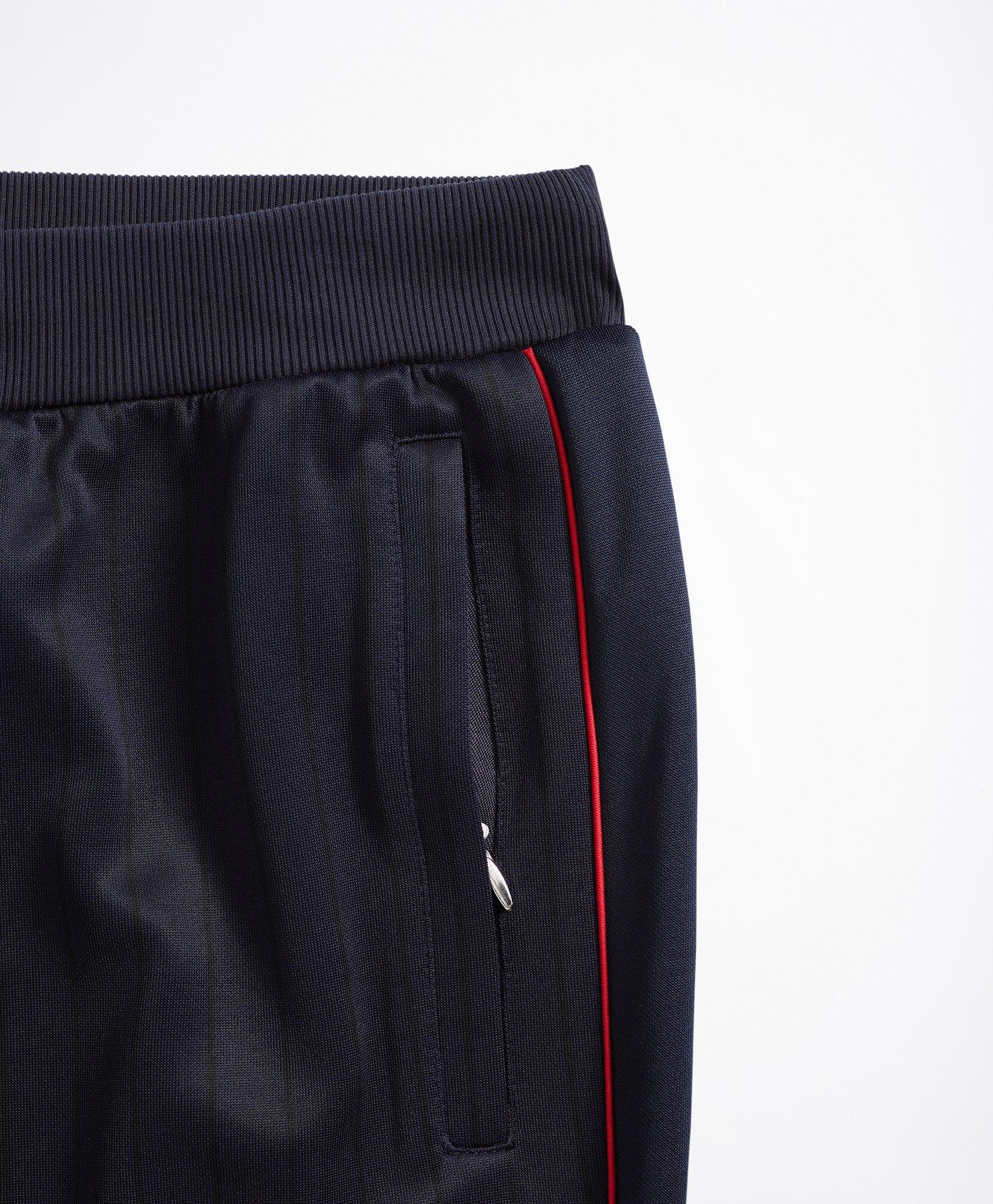 Fila Tracksuit Bottoms With Side Stripe in Red