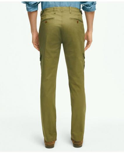 Washed Cotton Stretch Cargo Pants, image 5