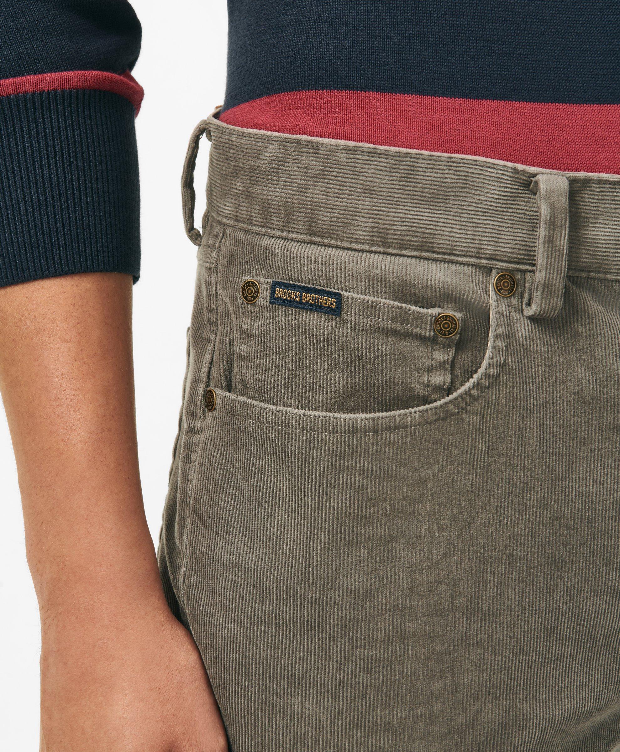 Slim Fit Five-Pocket Stretch Corduroy Pants