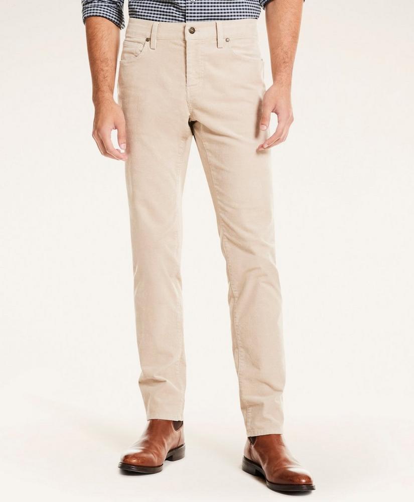 Five-Pocket Stretch Corduroy Pants, image 1