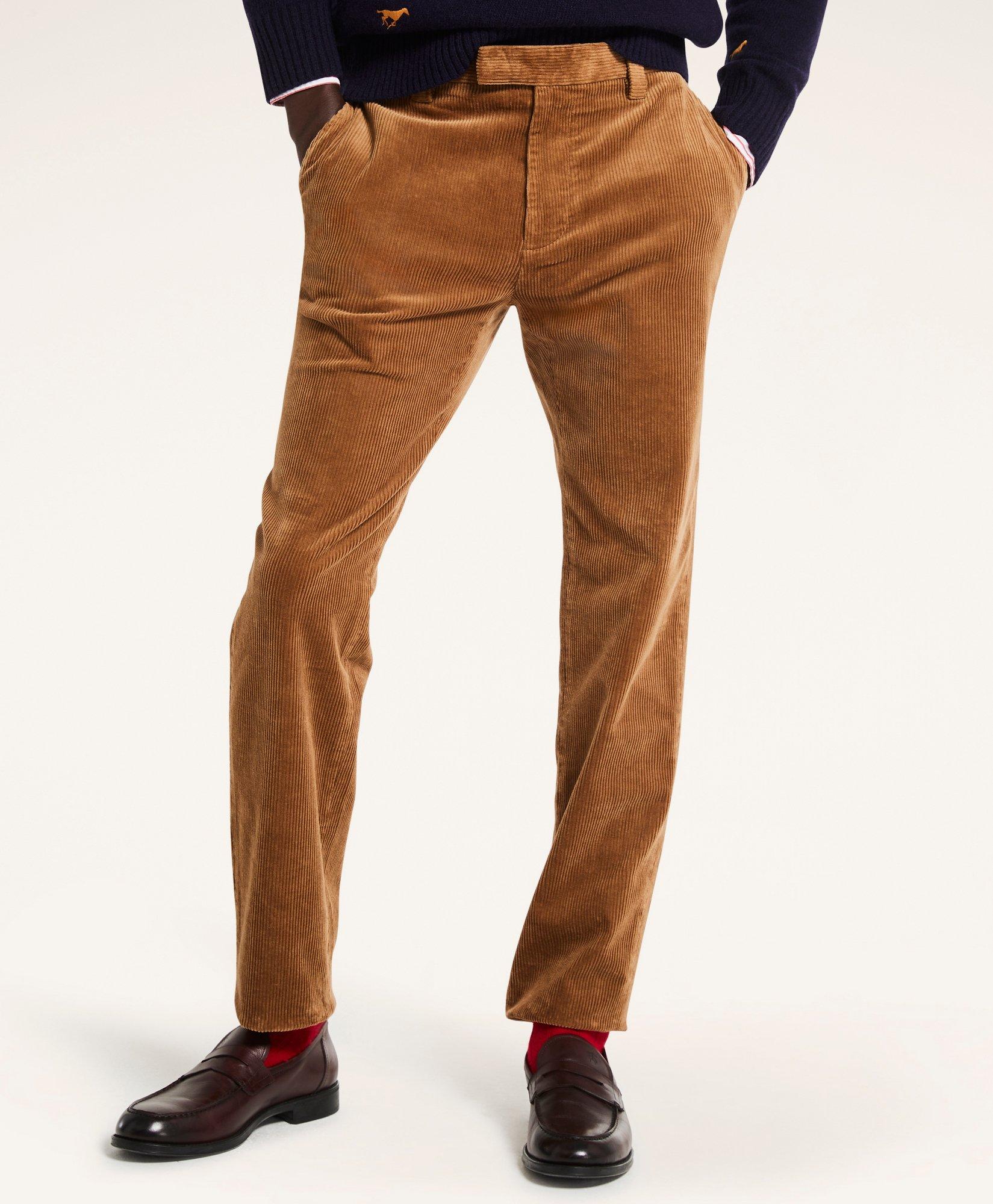 Milano Slim-Fit Wide-Wale Corduroy Pants