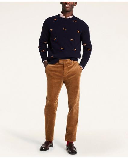 Milano Slim-Fit Wide-Wale Corduroy Pants, image 2