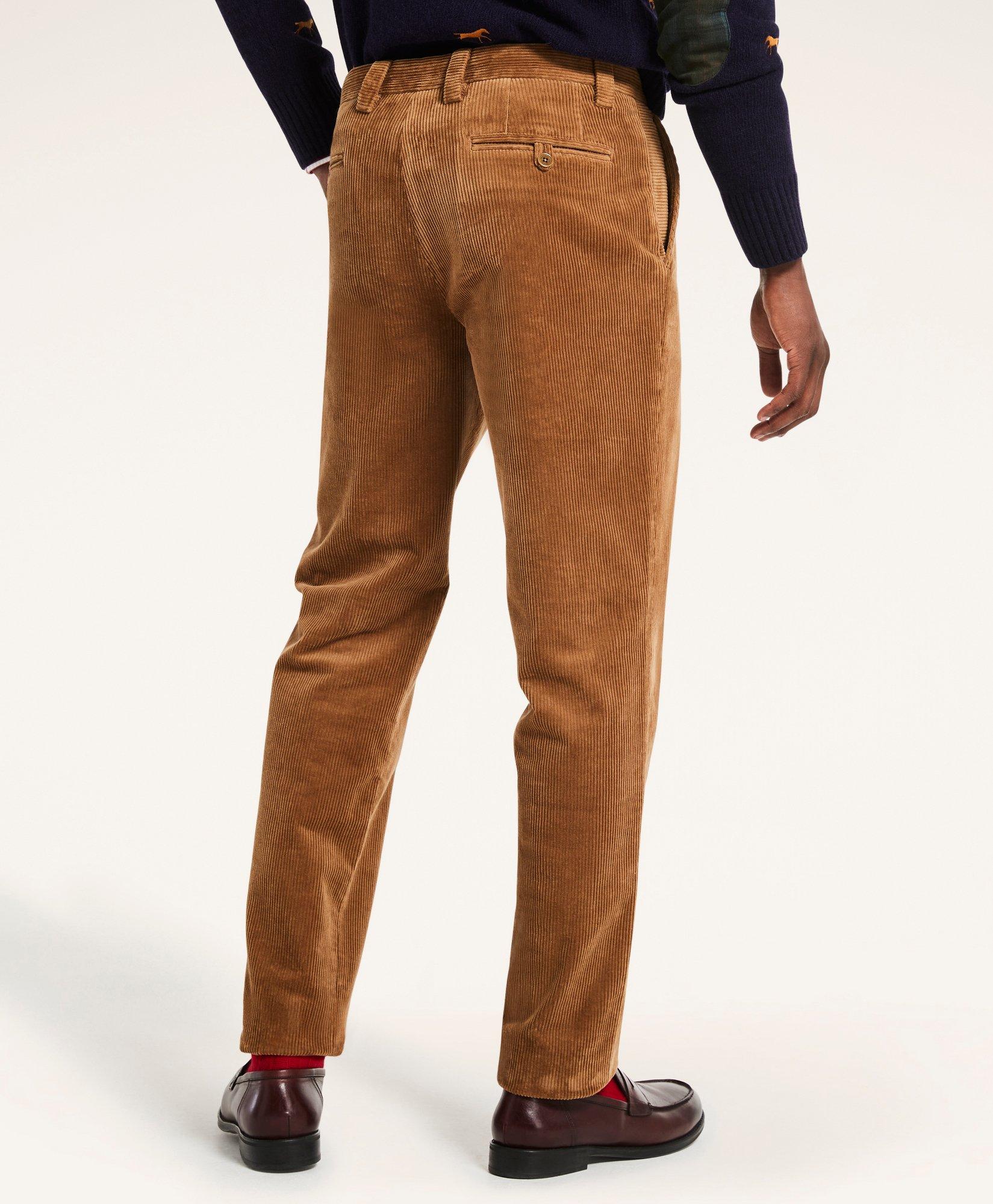 Milano Slim-Fit Wide-Wale Corduroy Pants