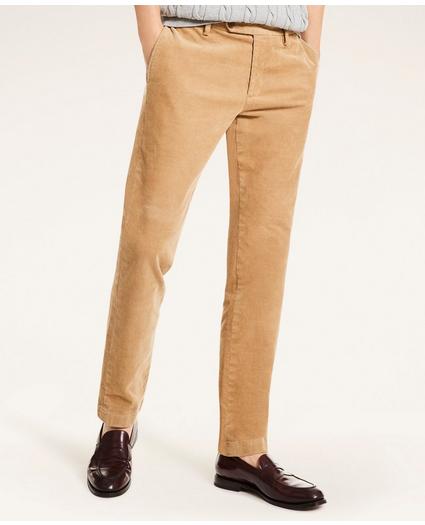 Milano Slim-Fit Fine Wale Corduroy Pants, image 1