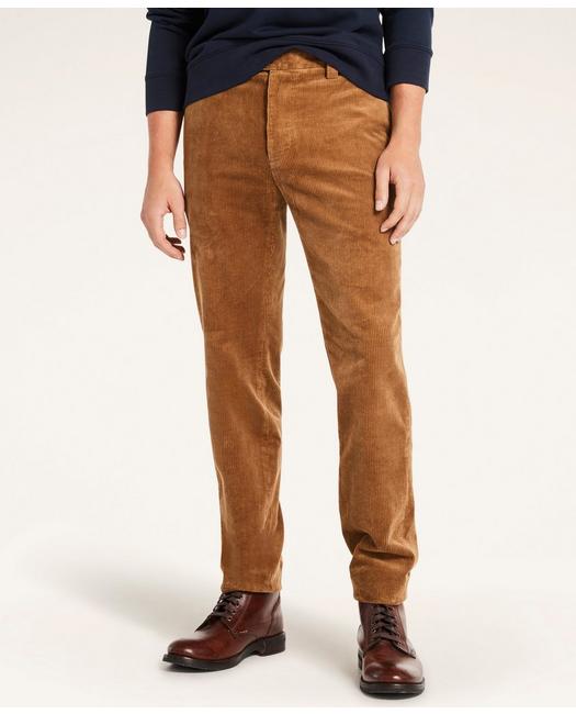 Brooks Brothers Men's brown Slim Fit Cotton Chino Trousers Sizes 36 38 & 40 