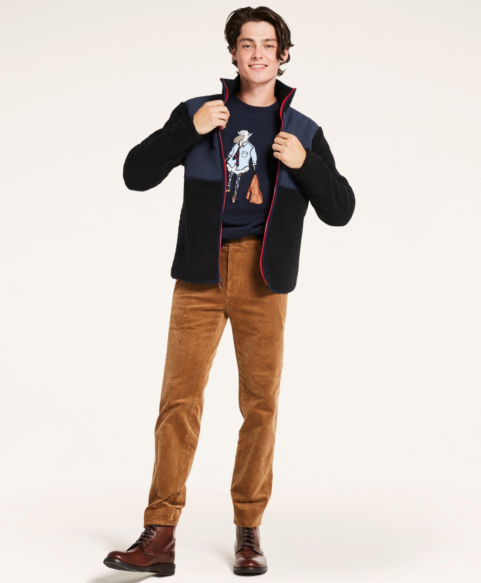 Clark Straight-Fit Wide-Wale Corduroy Pants