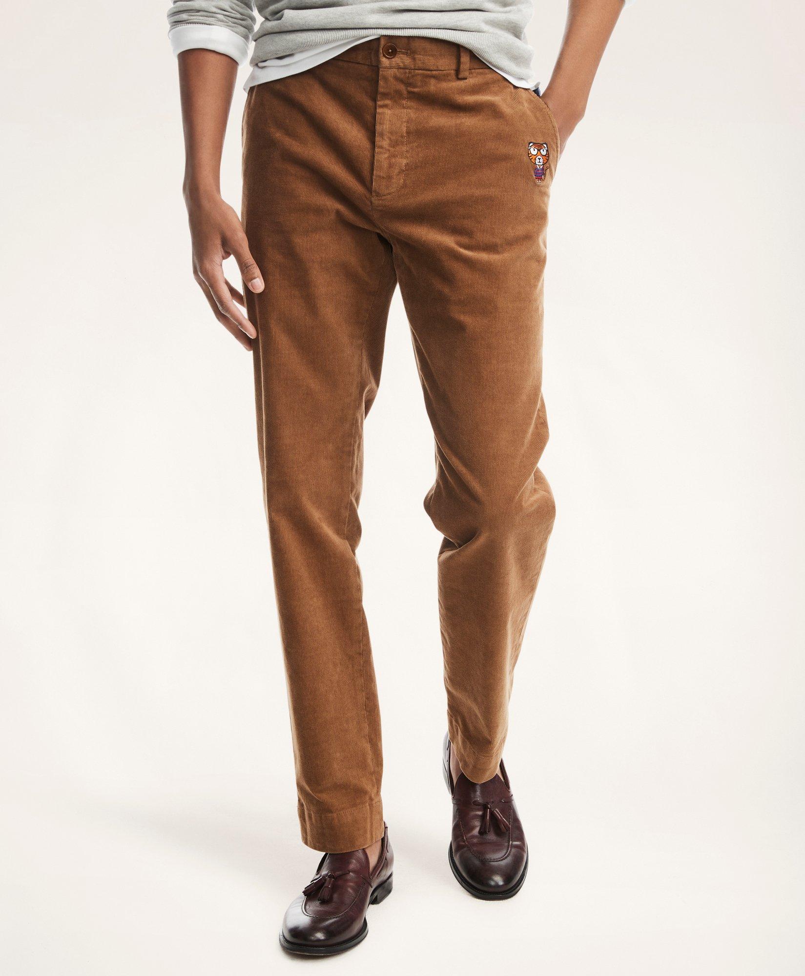 Stretch Cotton Corduroy Pants