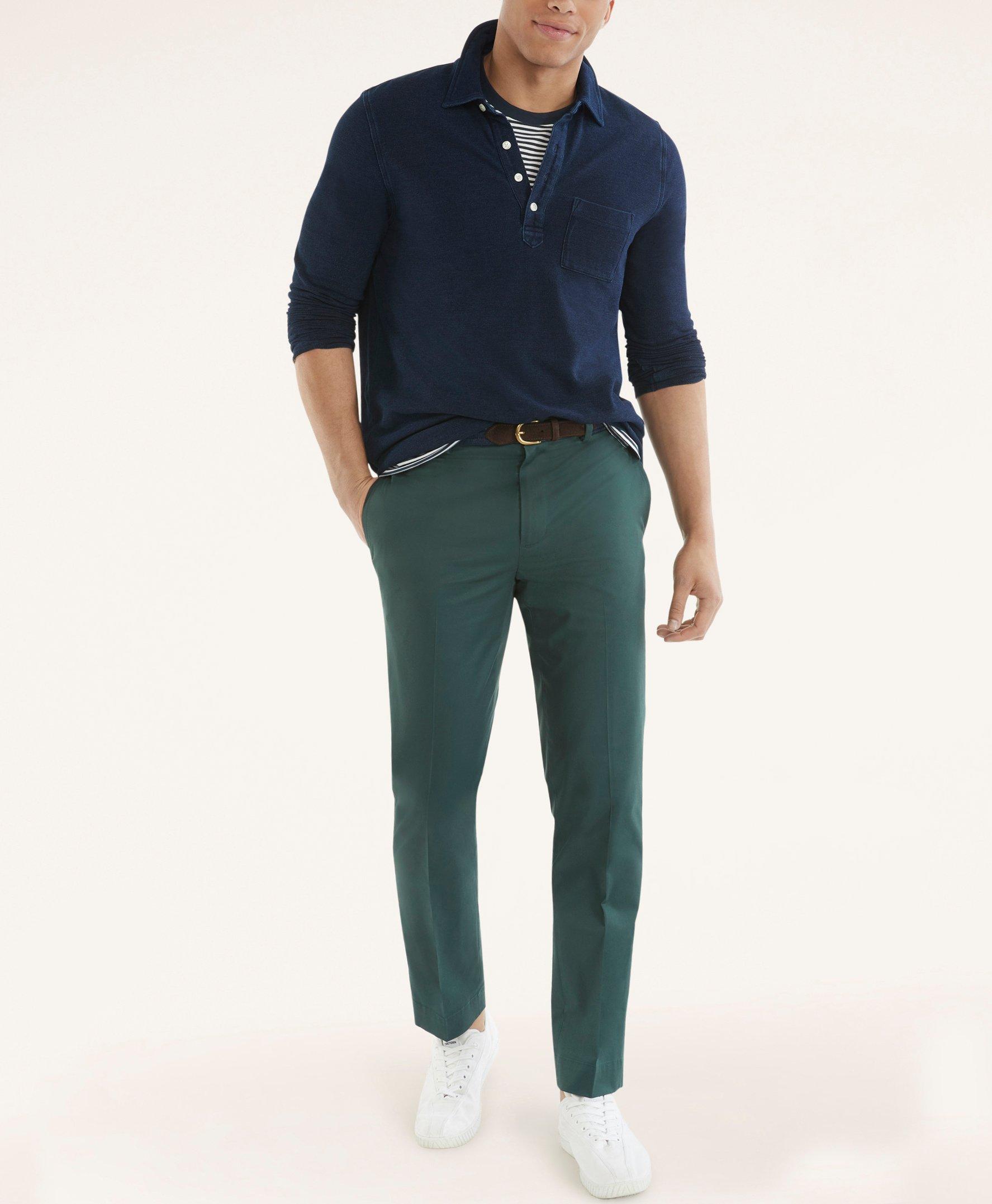 SPORTY & RICH, Turquoise Men's Casual Pants