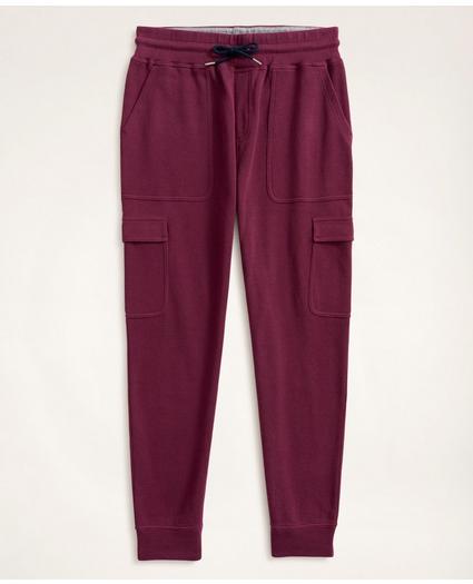 Ribbed French Terry Cargo Joggers, image 2