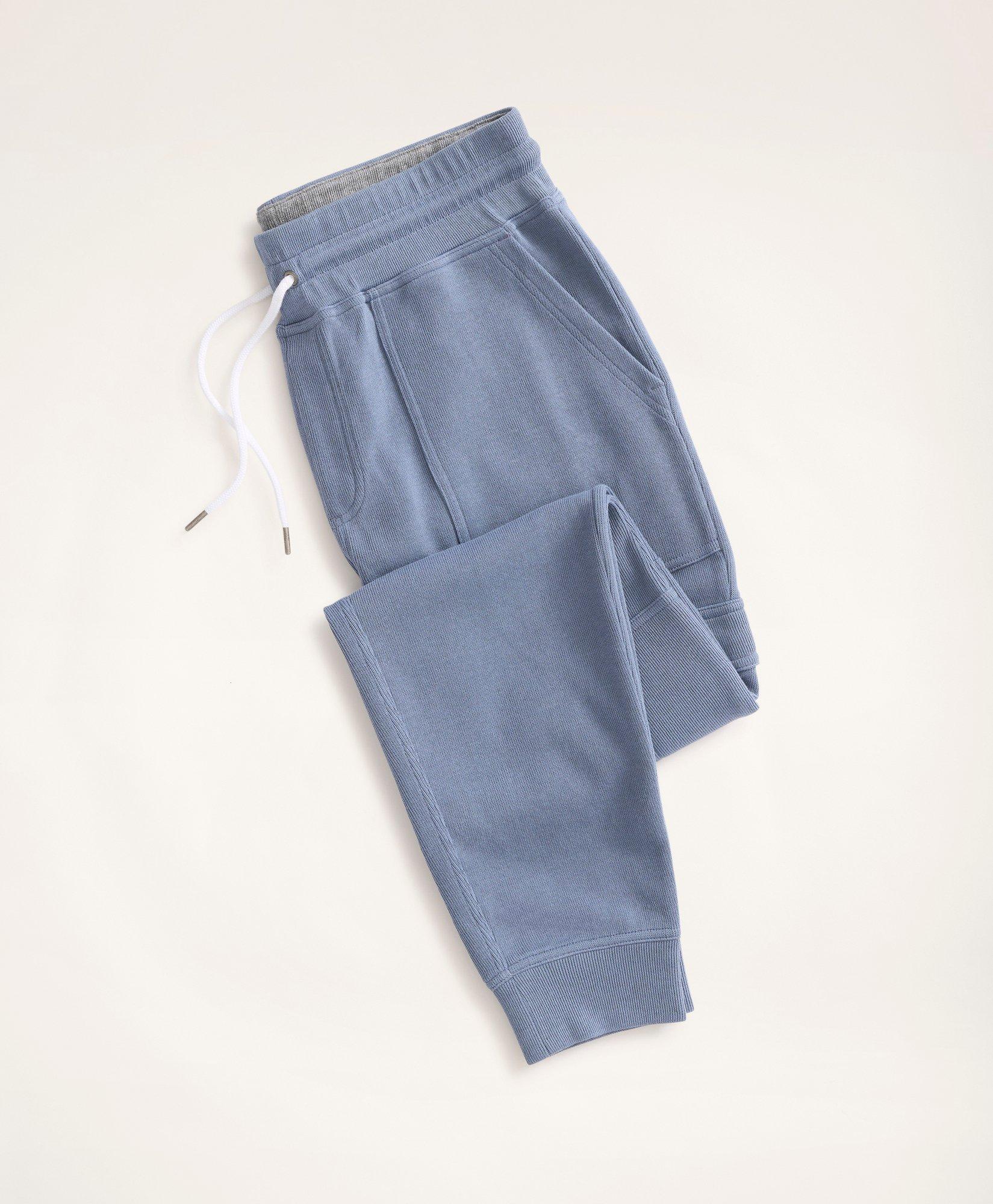 Ribbed French Terry Cargo Joggers, image 1
