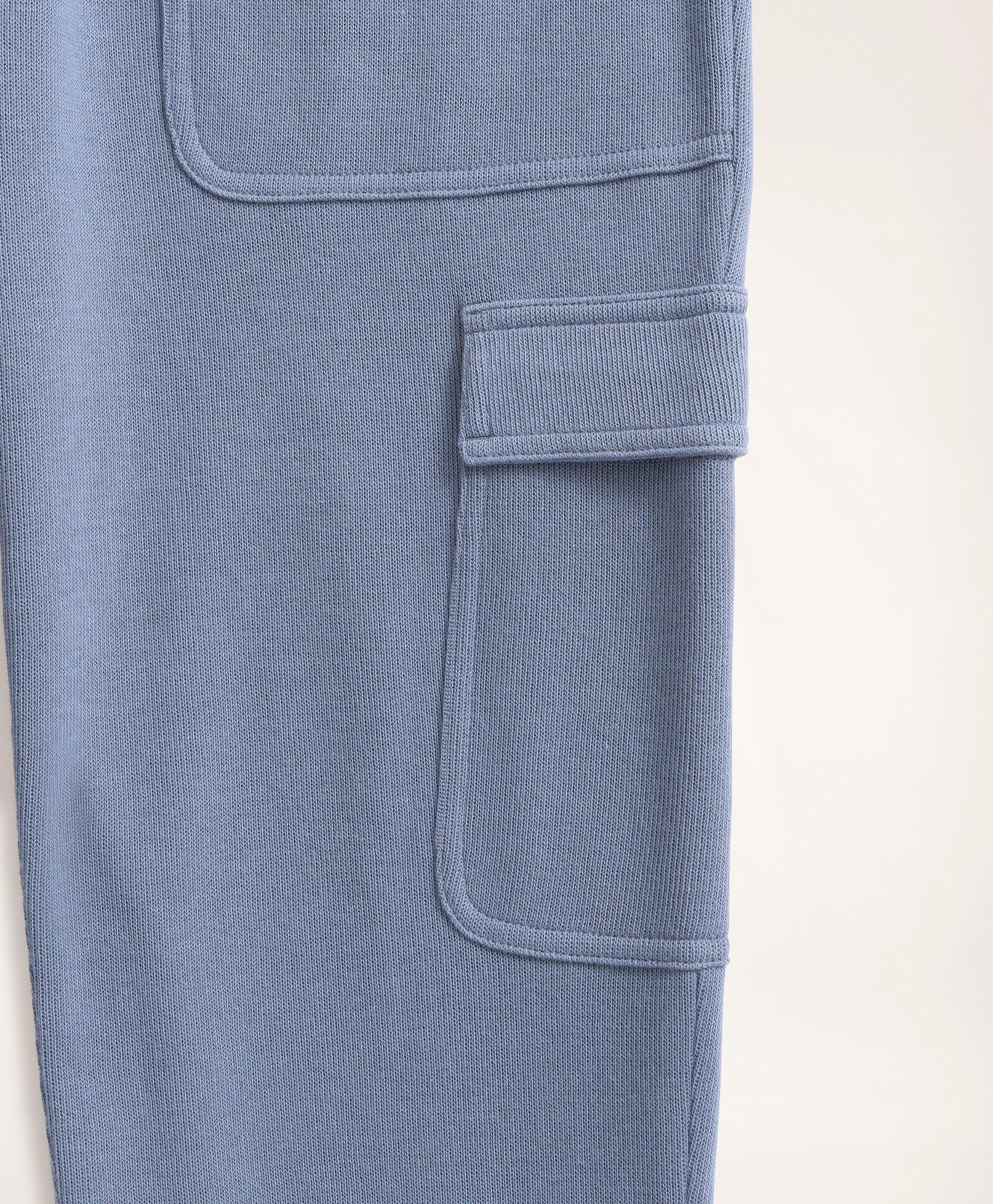 Ribbed French Terry Cargo Joggers, image 3
