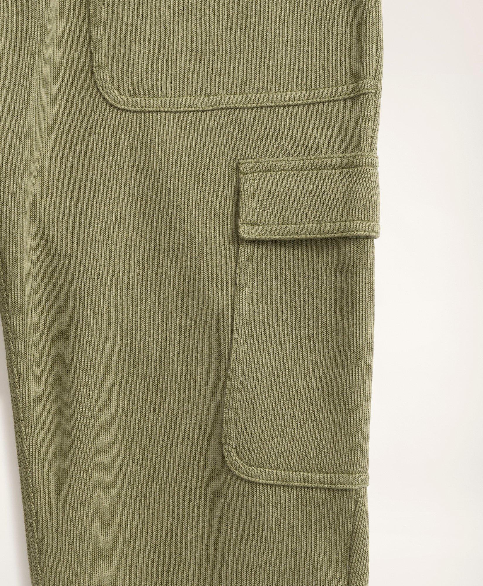 Ribbed French Terry Cargo Joggers