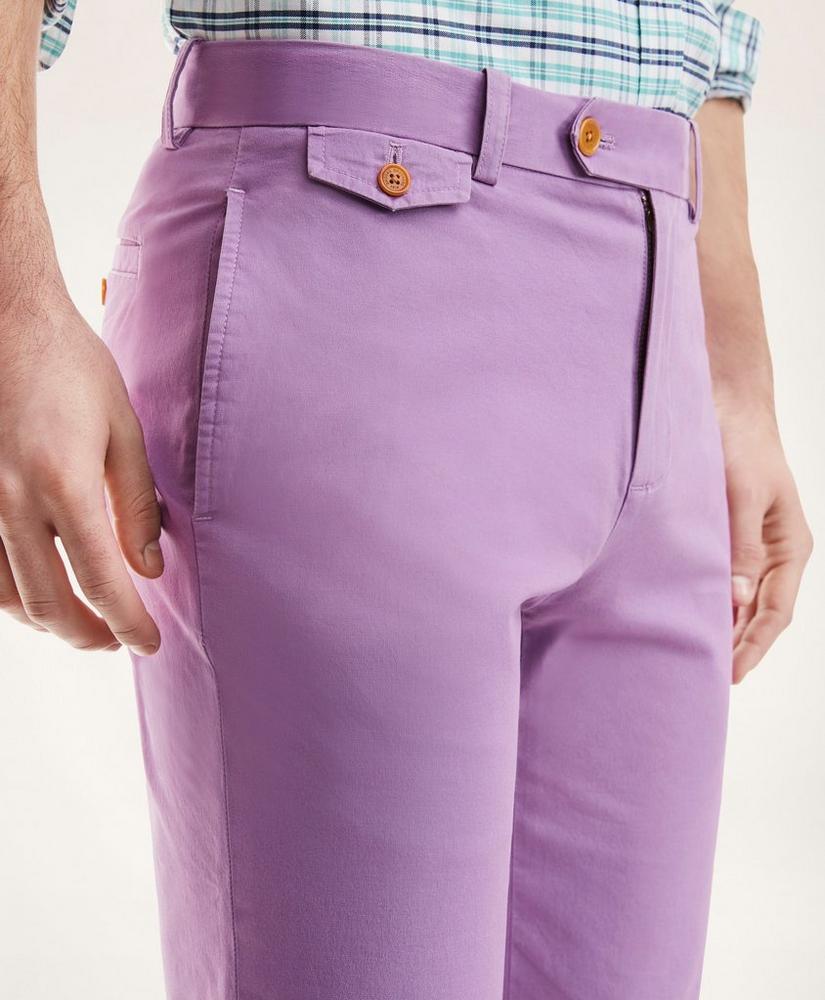 Milano Slim-Fit Stretch Supima® Cotton Poplin Chino Pants, image 3