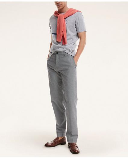 Milano Slim-Fit Mini-Houndstooth Stretch Advantage Chino® Pants, image 1