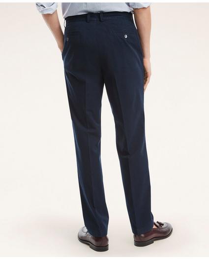 Milano Slim-Fit Cotton Seersucker Pants, image 4