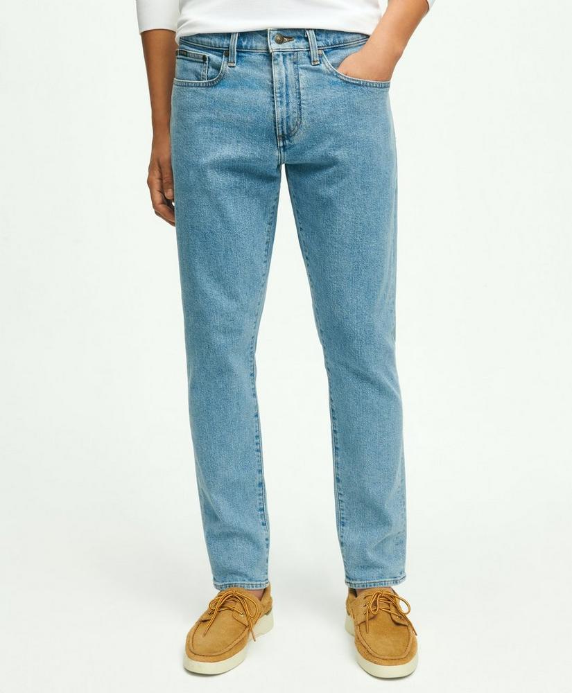 Classic Slim Fit Denim Jeans, image 1