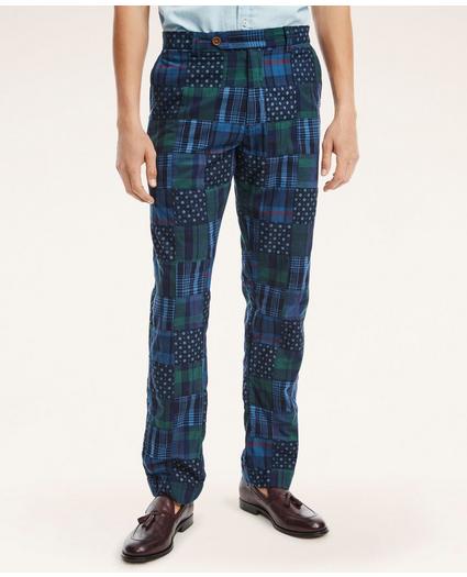 Milano Slim-Fit Madras Chino Pants, image 1