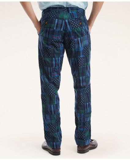 Milano Slim-Fit Madras Chino Pants, image 3