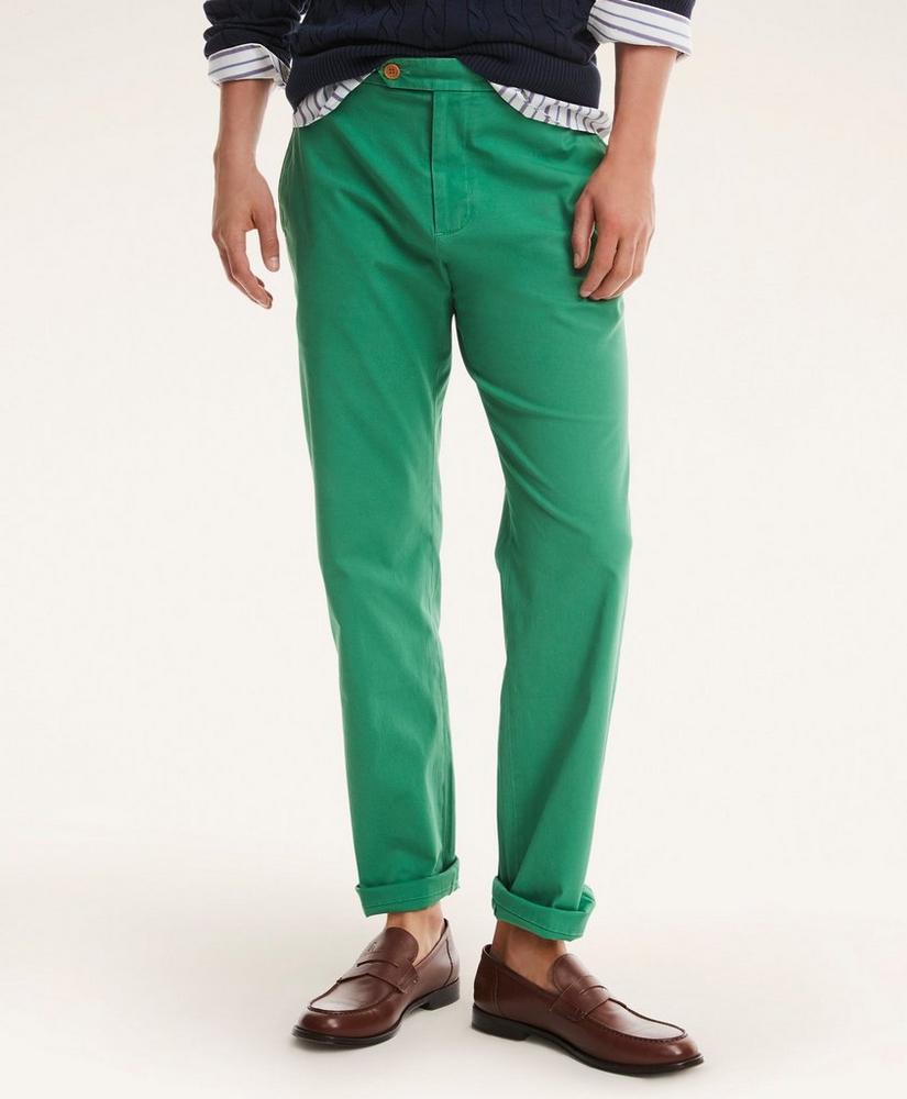 Clark Straight-Fit Stretch Supima® Cotton Poplin Chino Pants, image 3