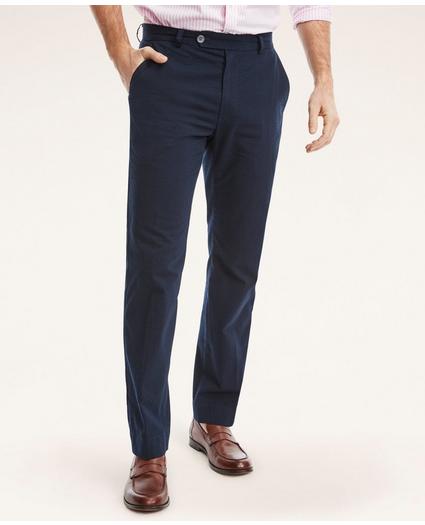 Clark Straight-Fit Cotton Seersucker Pants, image 1