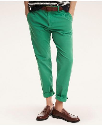 Milano Slim-Fit Stretch Supima® Cotton Poplin Chino Pants, image 1