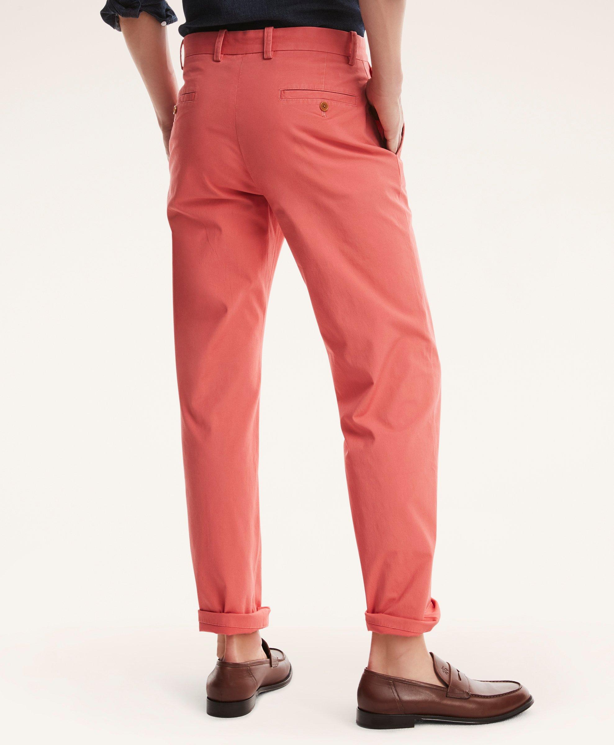 Clark Straight-Fit Stretch Supima® Cotton Poplin Chino Pants