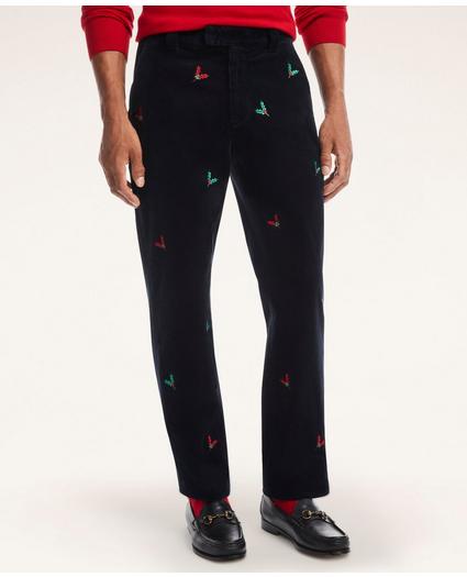 Stretch Cotton Holly Corduroy Pants, image 1