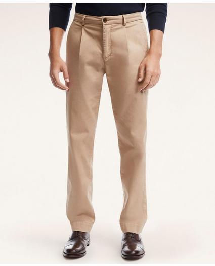Modern Pleated Chino Pants, image 1