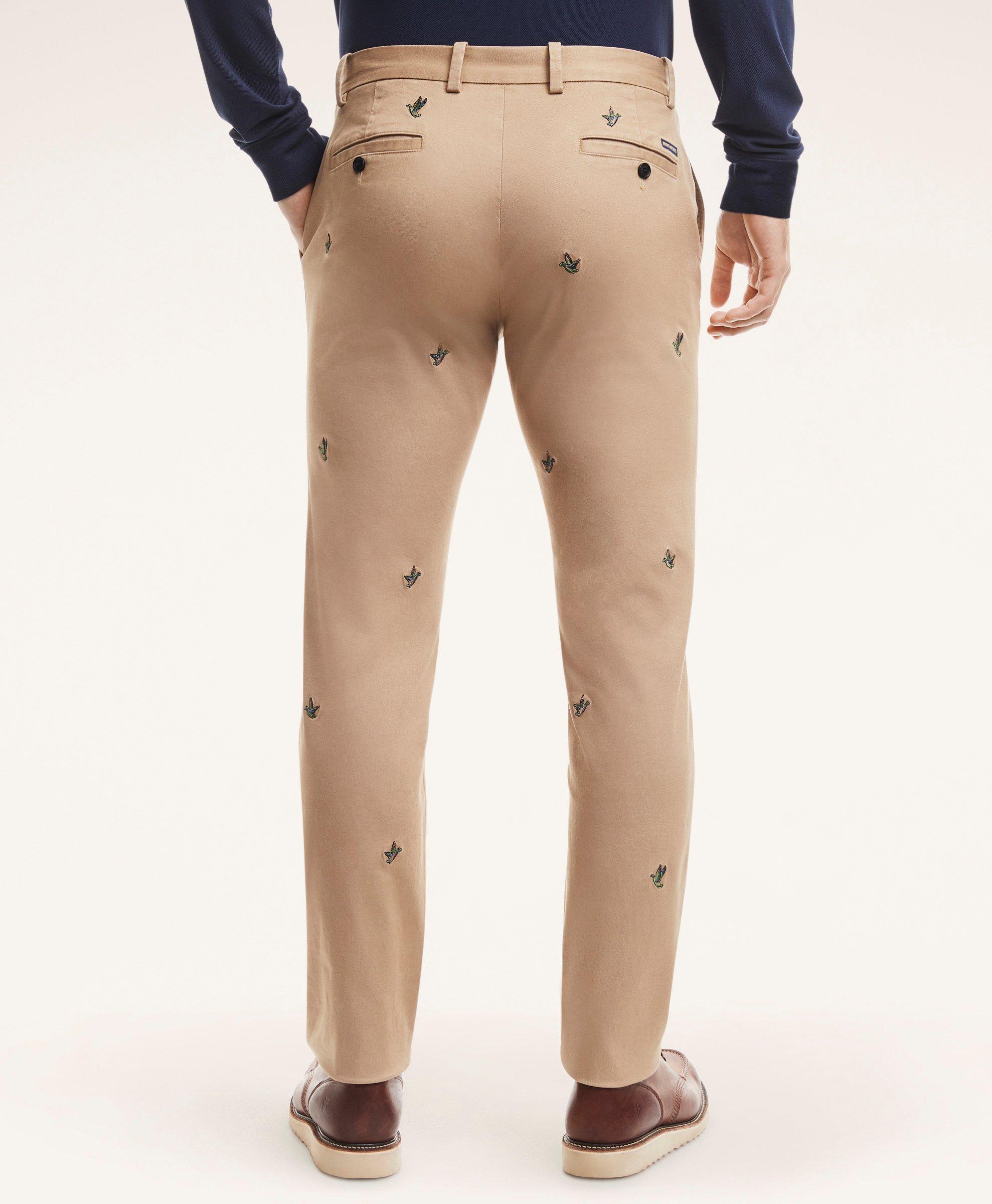 Brooks brothers hot sale embroidered pants