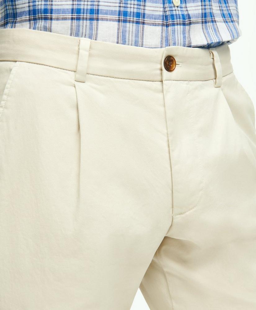 Modern Pleated Chino Pants, image 3
