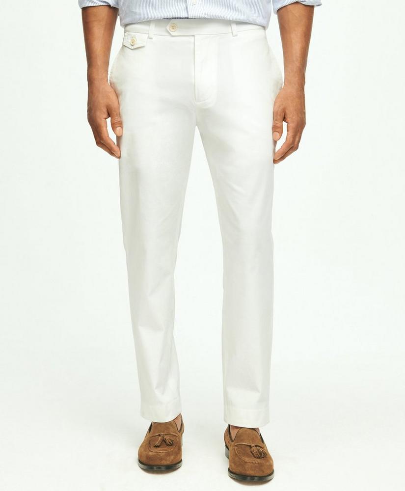 Milano Slim-Fit Stretch Supima® Cotton Washed Chino Pants, image 1