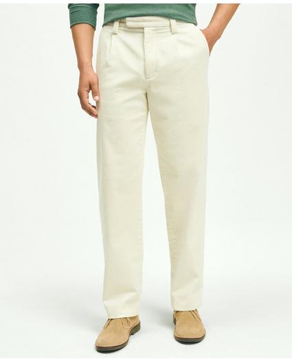 Traditional Fit Cotton Wide-Wale Corduroy Pants, image 1